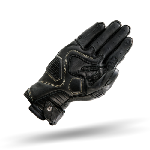 Rękawice motocyklowe krótkie SHIMA AVIATOR BLACK